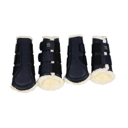 Guêtres Montar en cuir PU par 4
