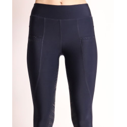 Legging Montar Linnea full grip femme Marine Bleu marine