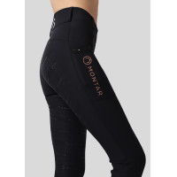 Legging Montar Michelle logo full grip femme Noir / rose gold