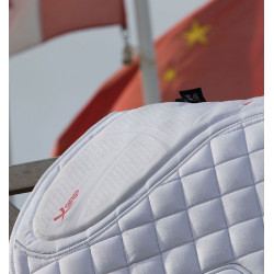 Tapis LeMieux X-Grip Twin Sided Euro Jump Square Blanc