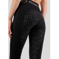 Montar Selena-logo full grip dameslegging Zwart Montar Selena-logo full grip dameslegging Zwart