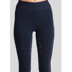 Legging Montar Selena logo full grip femme Marine Bleu marine