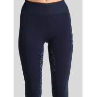 Montar Selena-logo full grip dameslegging Zwart Montar Selena-logo full grip dameslegging Zwart