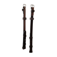 Montant Montar contrasté cuir tanné crochet français Marron