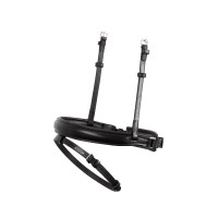 Muserolle combiné Montar classic cuir tanné Noir Muserolle combiné Montar classic cuir tanné Noir