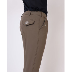 Pantalon Montar Gary homme grip genoux Mud Marron