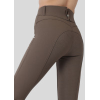 Pantalon Montar Megan taille haute femme full grip Vol 2 Mud Marron