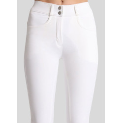 Pantalon Montar Megan taille haute femme full grip Vol 2 Blanc Pantalon Montar Megan taille haute femme full grip Vol 2 Blanc