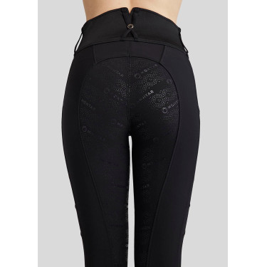 Montar MoAmélia Softshell damesbroek met full grip Zwart Montar MoAmélia Softshell damesbroek met full grip Zwart