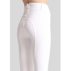 Broek Montar Molly Yati dames high waist Wit / roségoud