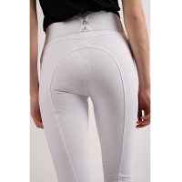 Damesbroek Montar Molly Yati hoge taille full grip Wit
