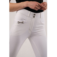 Pantalon Montar Molly Yati femme taille haute full grip Blanc Pantalon Montar Molly Yati femme taille haute full grip Blanc