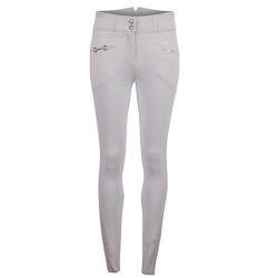 Pantalon Montar Molly Yati femme taille haute full grip Blanc