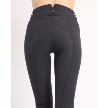 Damesbroek Montar Molly Yati hoge taille full grip Marine / roségoud Marineblauw