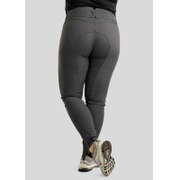 ESS Megan Vol 2 Curve damesrijbroek met hoge taille Grijs