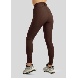ESS Megan Vol 2 Curve damesrijbroek met hoge taille Bruin