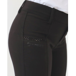 Pantalon Montar Yati Crystal Junior full grip Noir
