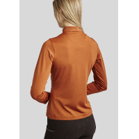 Montar MoEverline trainingspolo met lange mouwen voor dames Brons Bruin Montar MoEverline trainingspolo met lange mouwen voor dames Brons Bruin