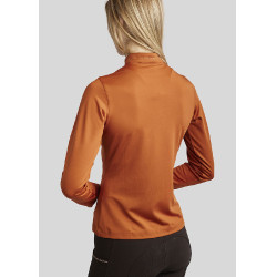 Polo d'entrainement Montar MoEverline manches longues femme Bronze Marron Polo d'entrainement Montar MoEverline manches longues femme Bronze Marron