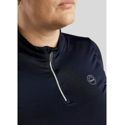 Polo de concours Montar Everly Curve femme Marine Bleu marine Polo de concours Montar Everly Curve femme Marine Bleu marine