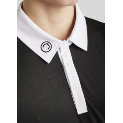 Polo de concours Montar MoWill manches longues femme Noir