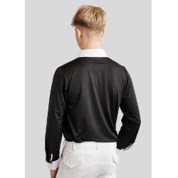Polo de concours Montar MoWill manches longues femme Noir