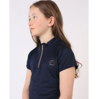 Polo Montar Everly enfant manches courtes rose gold Noir Polo Montar Everly enfant manches courtes rose gold Noir
