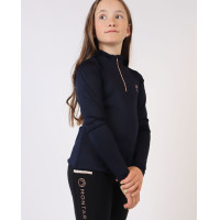 Polo Montar Everly enfant manches longues rose gold Marine Bleu marine Polo Montar Everly enfant manches longues rose gold Marine Bleu marine