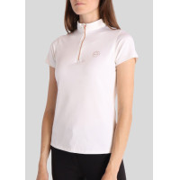 Polo Montar Everly Mon Tech dames korte mouwen roze goud Wit