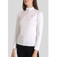 Polo Montar Everly Mon Tech femme manches longues rose gold Blanc Polo Montar Everly Mon Tech femme manches longues rose gold Blanc