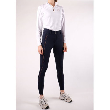 Polo Montar Everly Mon Tech femme manches longues rose gold Blanc