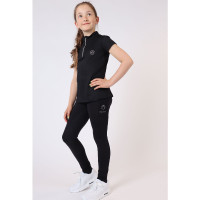 Polo Montar Junior Everly manches courtes Noir Polo Montar Junior Everly manches courtes Noir