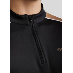 Polo Montar MoPhil manches longues homme Noir Polo Montar MoPhil manches longues homme Noir