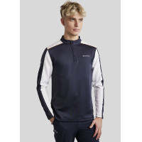 Polo Montar MoPhil manches longues homme Marine foncé Bleu