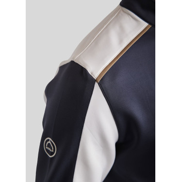 Polo Montar MoPhil manches longues homme Marine foncé Bleu