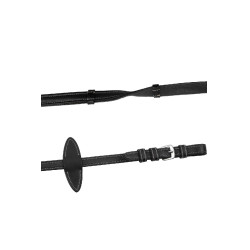 Rênes Montar Soft cuir tanné Noir