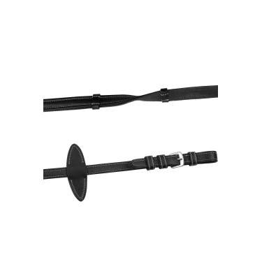 Rênes Montar Soft cuir tanné Noir Rênes Montar Soft cuir tanné Noir