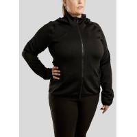 Sweat zippé Montar à capuche Liza femme Curve Noir