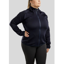 Sweat zippé Montar à capuche Liza femme Curve Marine Bleu marine