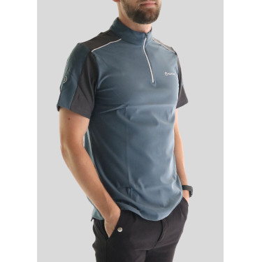 T-shirt de training Montar manches courtes homme Marron