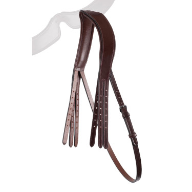 Tétière de bride Montar cuir tanné Tétière de bride Montar cuir tanné
