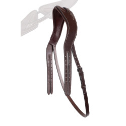 Tétière Montar adapté cuir tanné noir/crème Marron