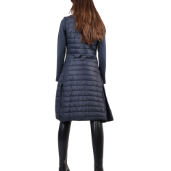 Veste longue Montar matelassé hybrid femme Marine Bleu marine