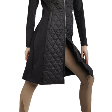 Veste longue Montar MoQuinn hybride matelassé Curve femme Noir