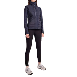 Montar Emma gewatteerd damesjack Marine Marineblauw