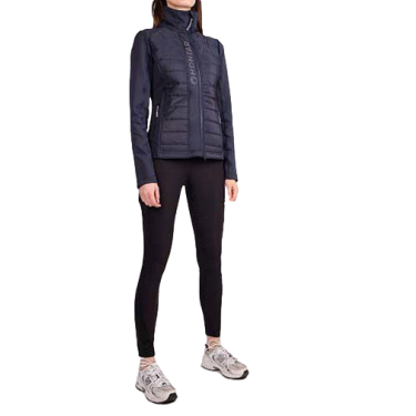 Montar Emma gewatteerd damesjack Marine Marineblauw