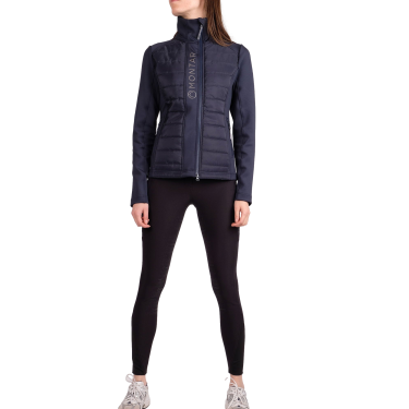 Montar Emma gewatteerd damesjack Marine Marineblauw