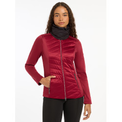 Cache cou LeMieux extensible imprimé Cinder Bordeaux