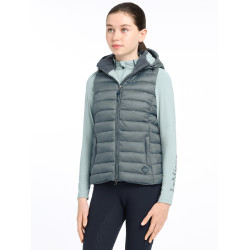 Mouwloze bodywarmer met capuchon LeMieux Milly Young Rider Petrol Blauw Mouwloze bodywarmer met capuchon LeMieux Milly Young Rider Petrol Blauw