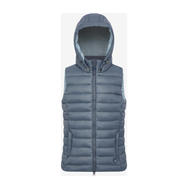 Mouwloze bodywarmer met capuchon LeMieux Milly Young Rider Petrol Blauw Mouwloze bodywarmer met capuchon LeMieux Milly Young Rider Petrol Blauw